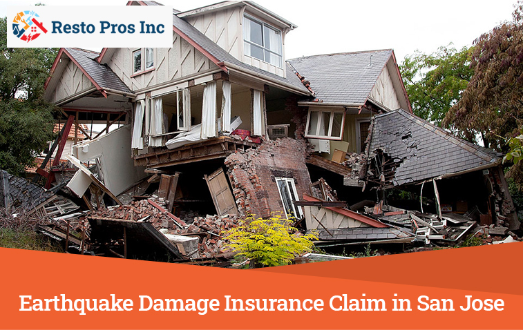 Earthquake Damage Insurance Claim in San Jose